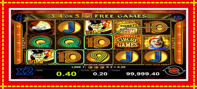 Slot machine Magician Dreaming with access to free game online, picture 2