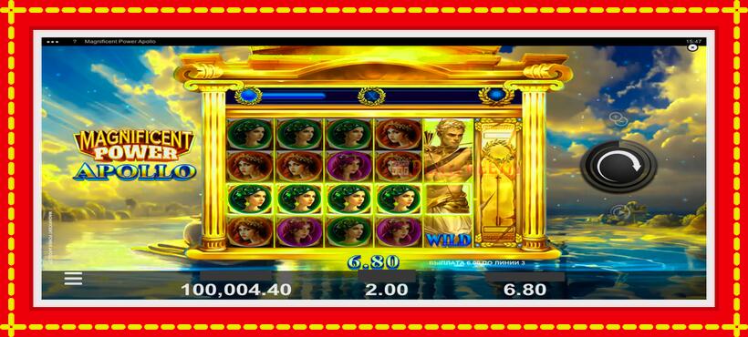 Slot machine Magnificent Power Apollo with access to free game online, picture 4