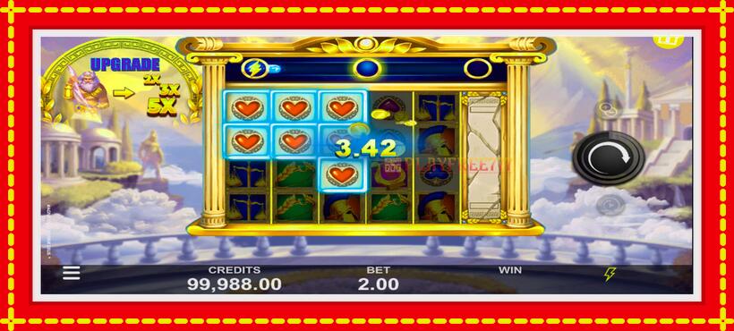 Slot machine Magnificent Power Zeus with access to free game online, picture 2