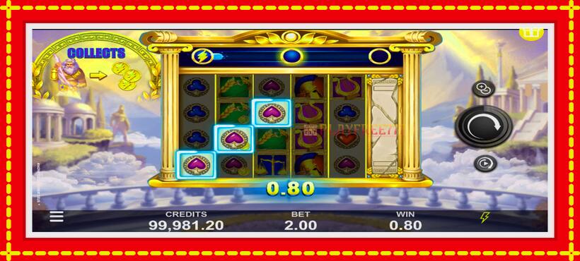 Slot machine Magnificent Power Zeus with access to free game online, picture 3