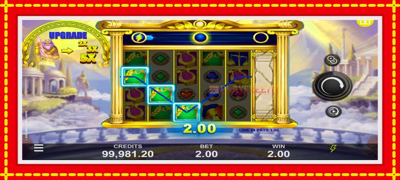 Slot machine Magnificent Power Zeus with access to free game online, picture 4