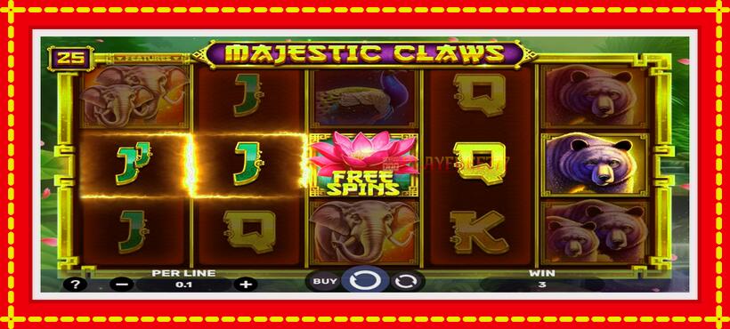 Slot machine Majestic Claws with access to free game online, picture 2