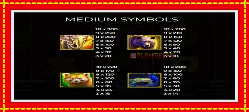 Slot machine Majestic Claws with access to free game online, picture 4