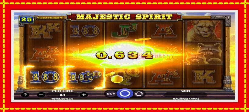 Slot machine Majestic Spirit with access to free game online, picture 2