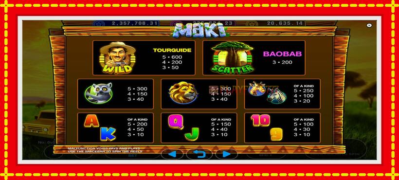 Slot machine Maki with access to free game online, picture 5