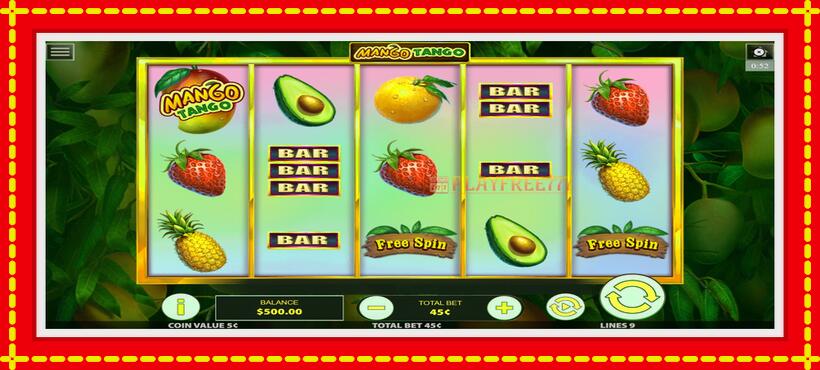 Slot machine Mango Tango with access to free game online, picture 2