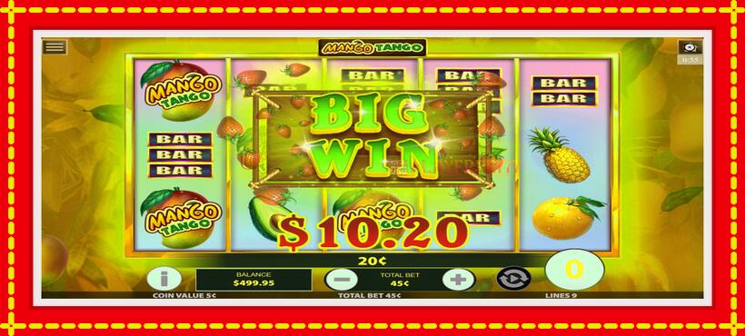 Slot machine Mango Tango with access to free game online, picture 4