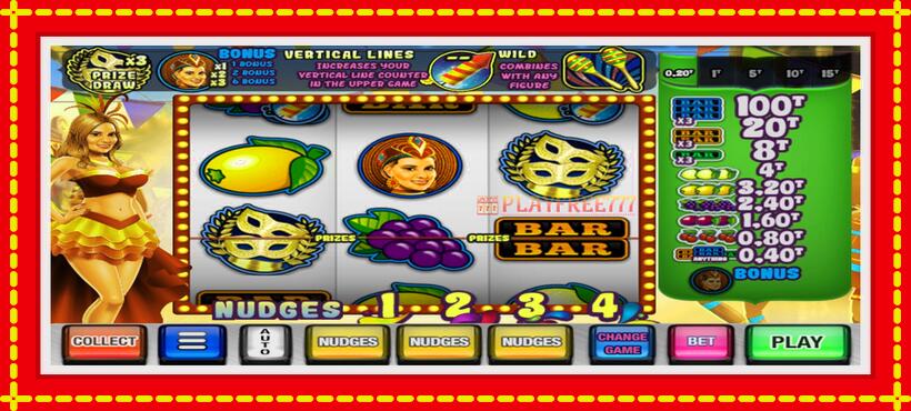 Slot machine Maria Lapiedra Carnaval with access to free game online, picture 2