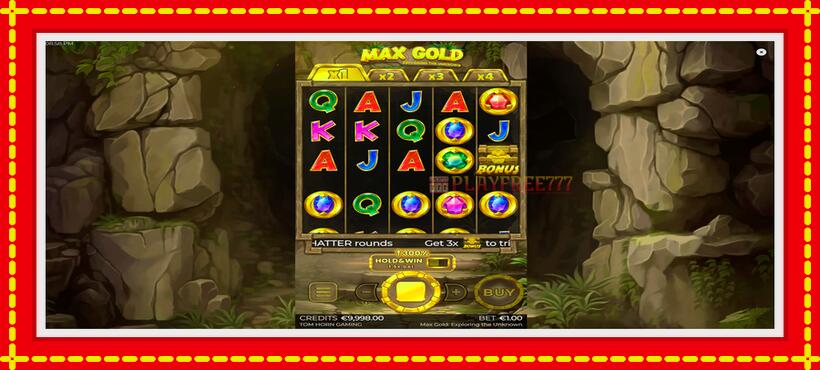 Slot machine Max Gold with access to free game online, picture 1