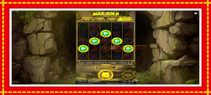 Slot machine Max Gold with access to free game online, picture 2