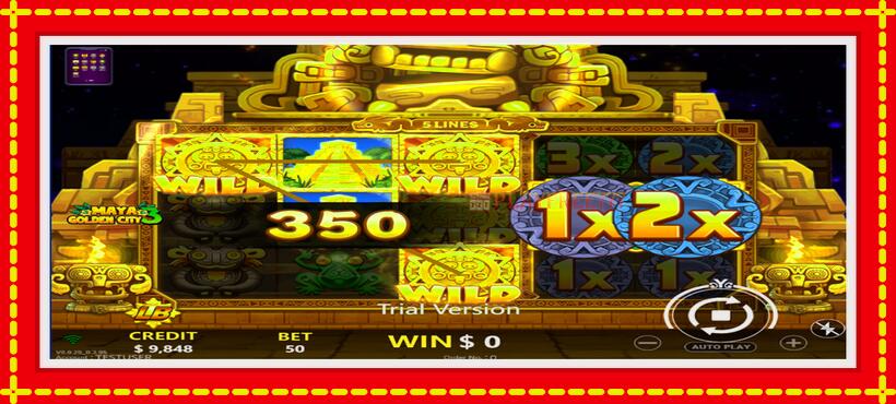 Slot machine Maya Golden City 3 with access to free game online, picture 1