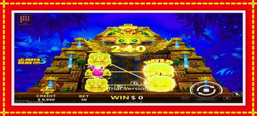 Slot machine Maya Golden City 5 with access to free game online, picture 2