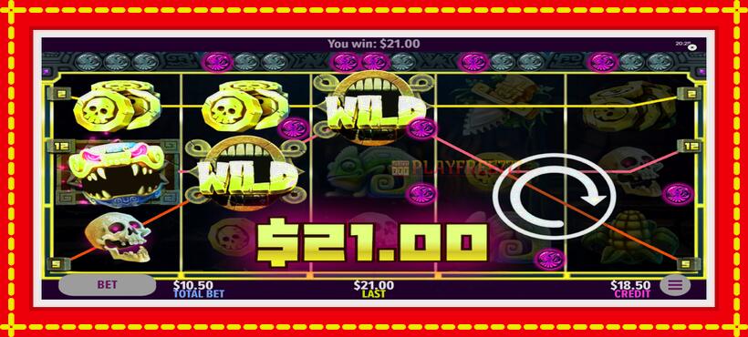 Slot machine Mayan Power with access to free game online, picture 2