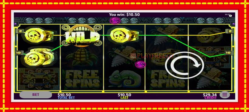 Slot machine Mayan Power with access to free game online, picture 4