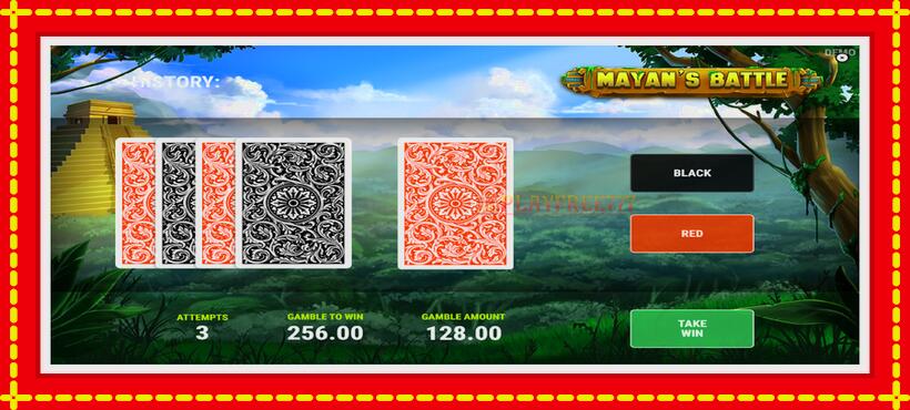 Slot machine Mayans Battle with access to free game online, picture 3