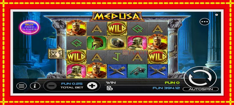 Slot machine Medusa with access to free game online, picture 2