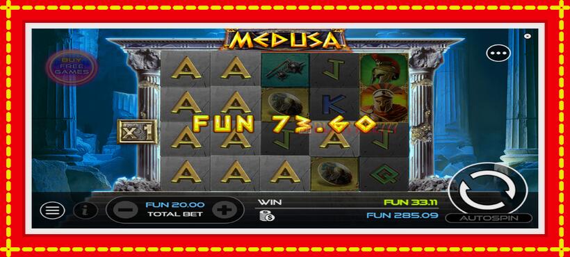 Slot machine Medusa with access to free game online, picture 3