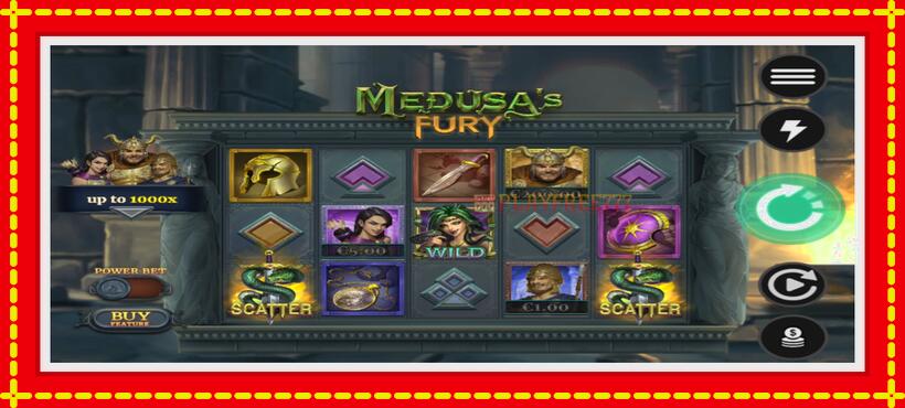 Slot machine Medusas Fury with access to free game online, picture 1