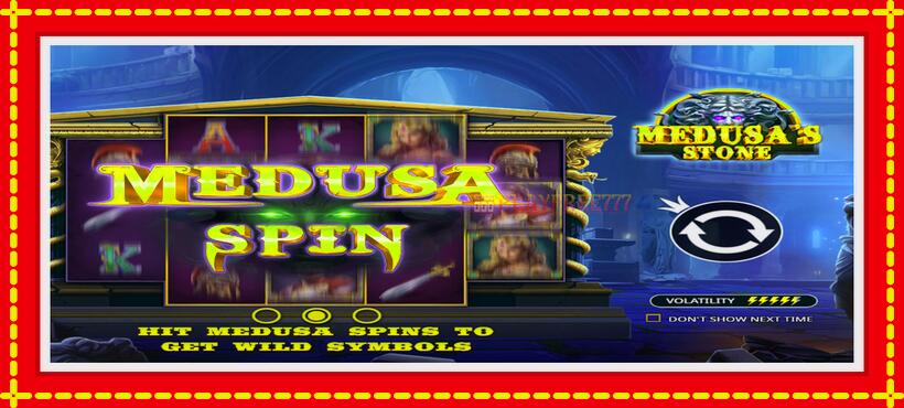 Slot machine Medusas Stone with access to free game online, picture 1