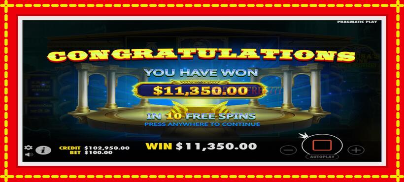 Slot machine Medusas Stone with access to free game online, picture 6