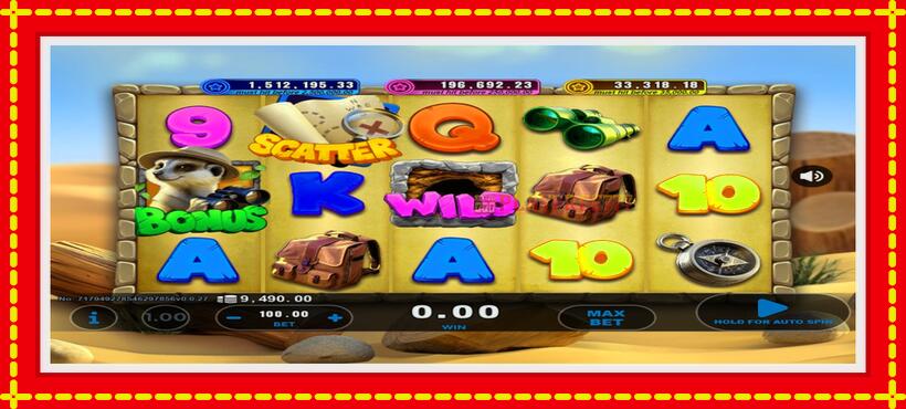 Slot machine Meerkat with access to free game online, picture 3