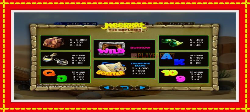 Slot machine Meerkat with access to free game online, picture 4