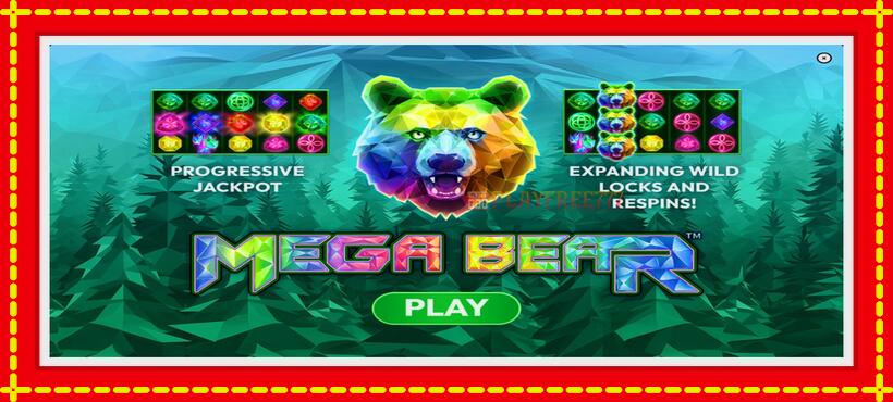 Slot machine Mega Bear with access to free game online, picture 1