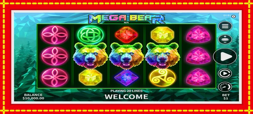 Slot machine Mega Bear with access to free game online, picture 2