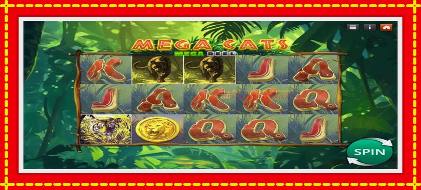 Slot machine Mega Cats Mega Reel with access to free game online, picture 2