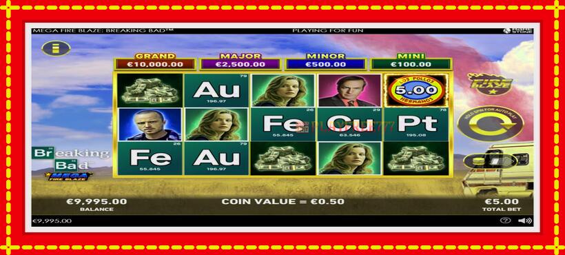 Slot machine Mega Fire Blaze: Breaking Bad with access to free game online, picture 2