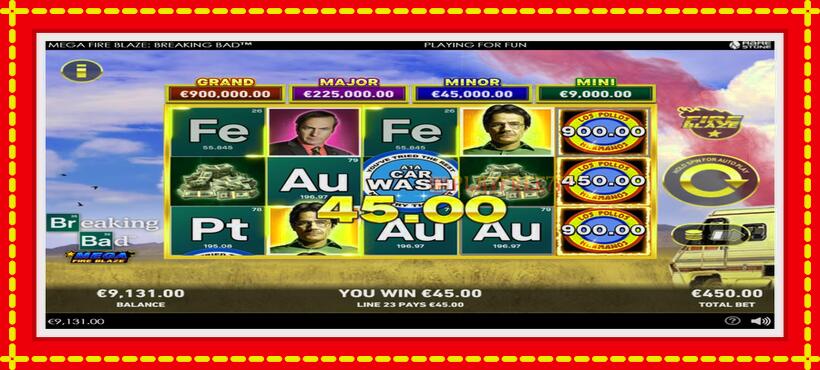 Slot machine Mega Fire Blaze: Breaking Bad with access to free game online, picture 3