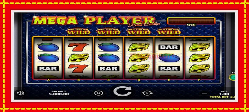 Slot machine Mega Player Retro Edition with access to free game online, picture 1