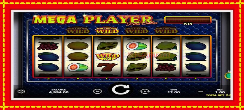 Slot machine Mega Player Retro Edition with access to free game online, picture 2