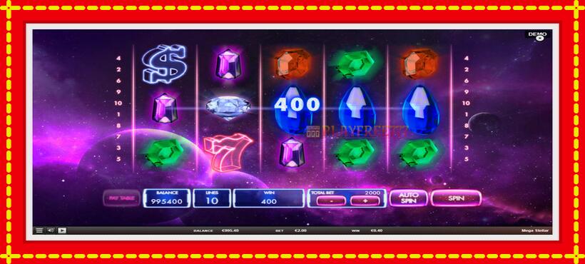 Slot machine Mega Stellar with access to free game online, picture 4