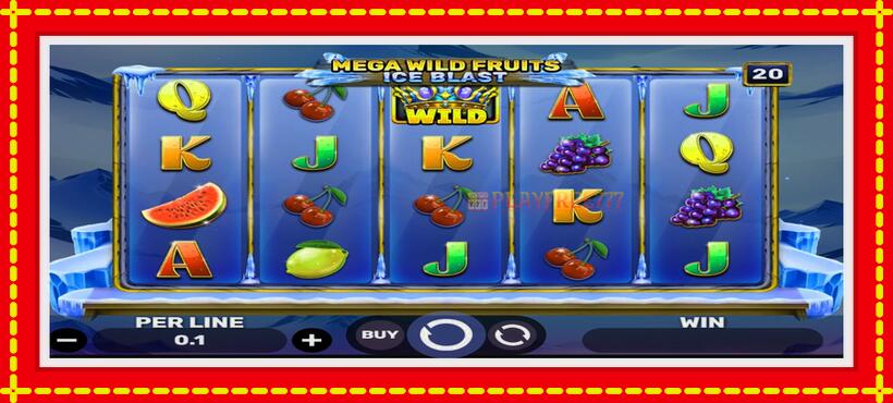 Slot machine Mega Wild Fruits - Ice Blast with access to free game online, picture 1