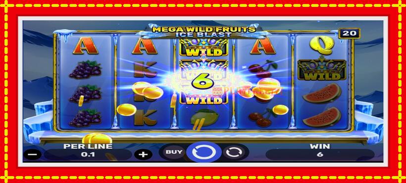 Slot machine Mega Wild Fruits - Ice Blast with access to free game online, picture 2