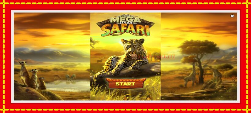 Slot machine Mega Wild Safari with access to free game online, picture 1