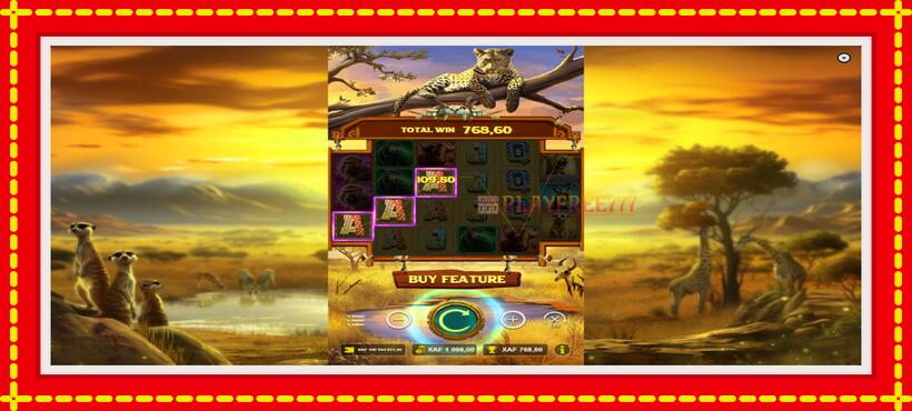 Slot machine Mega Wild Safari with access to free game online, picture 4