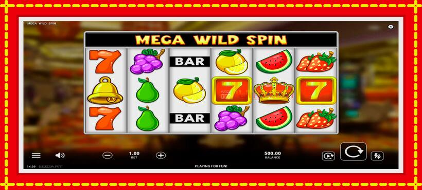 Slot machine Mega Wild Spin with access to free game online, picture 1