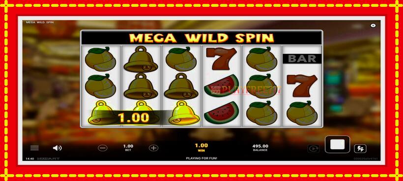 Slot machine Mega Wild Spin with access to free game online, picture 4