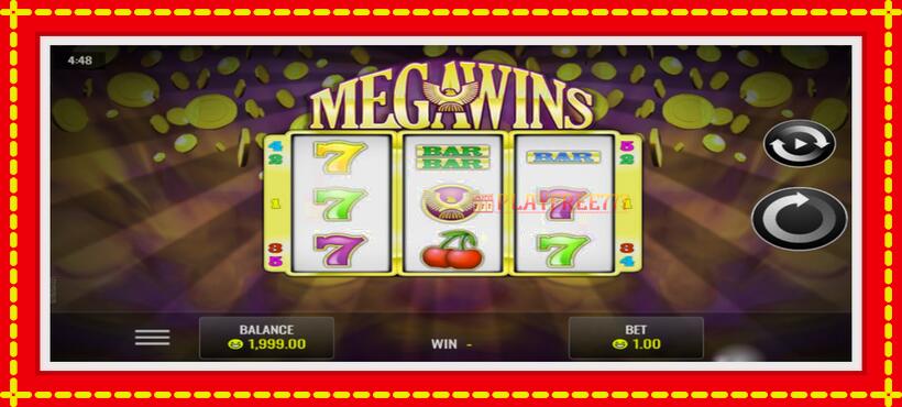 Slot machine Megawins with access to free game online, picture 1