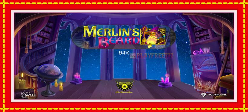 Slot machine Merlins Beard with access to free game online, picture 1