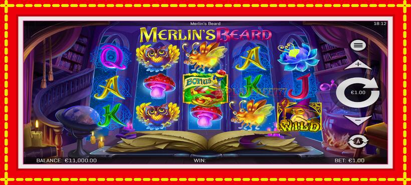 Slot machine Merlins Beard with access to free game online, picture 2