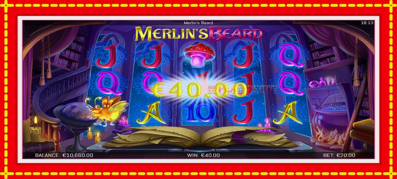 Slot machine Merlins Beard with access to free game online, picture 3