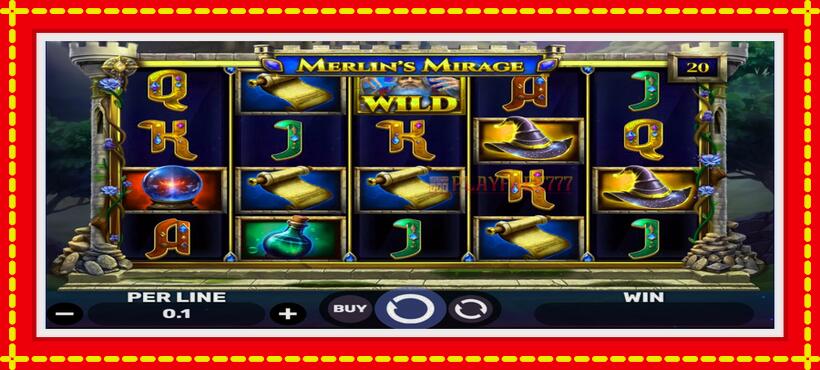 Slot machine Merlins Mirage with access to free game online, picture 1