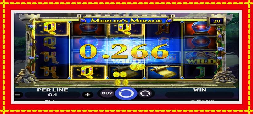 Slot machine Merlins Mirage with access to free game online, picture 2