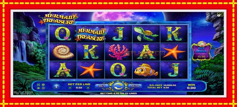 Slot machine Mermaid Treasure with access to free game online, picture 2