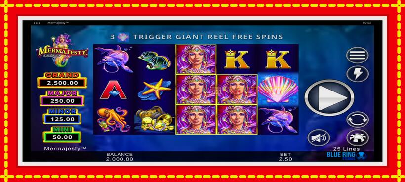 Slot machine Mermajesty with access to free game online, picture 1