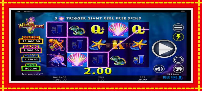 Slot machine Mermajesty with access to free game online, picture 2