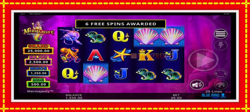 Slot machine Mermajesty with access to free game online, picture 4